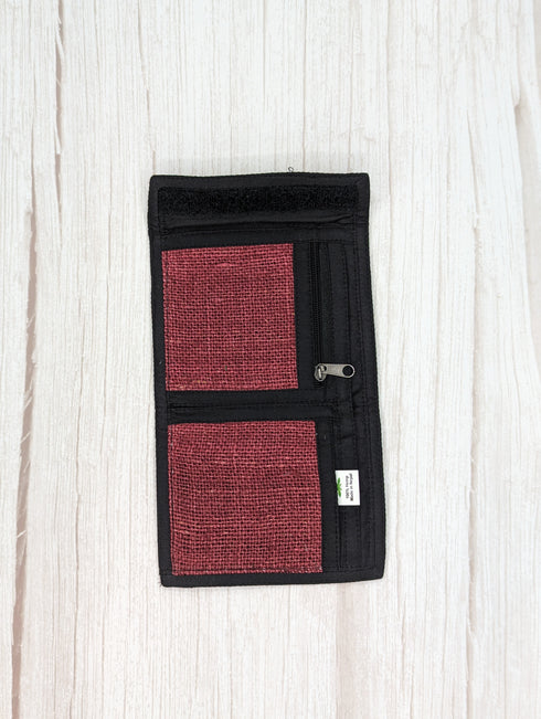 Eco friendly himalayan hemp wallet